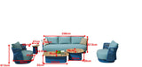 Aio 5 Seat Conversation Sofa Set
