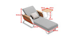Wing Sun Lounger & Side Table (Side Table with Yacht Glue)