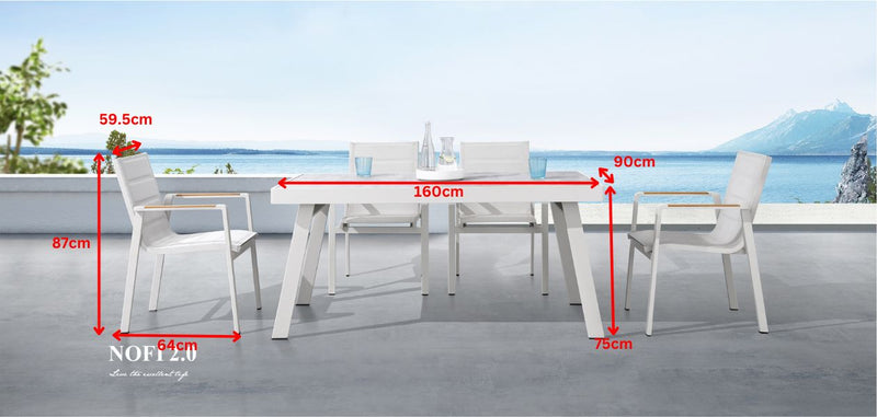 Nofi 2.0 6-Seat Dining Set