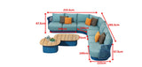 Aio L-Shape Sofa Set