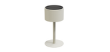 Luna Solar Outdoor Table Light Beige