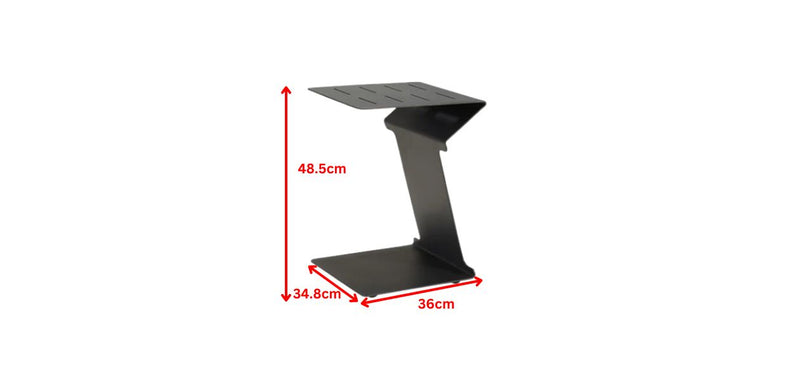 Zigzag Coffee Table Black
