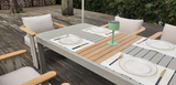 Luna Solar Outdoor Table Light Beige
