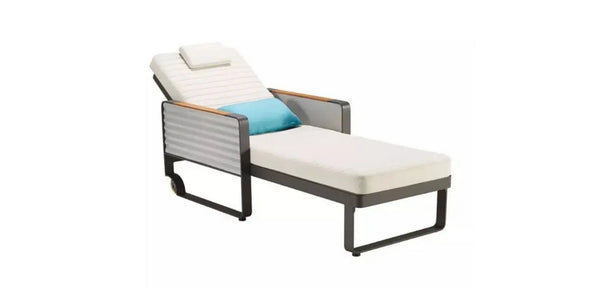 Airport Sun Lounger Black