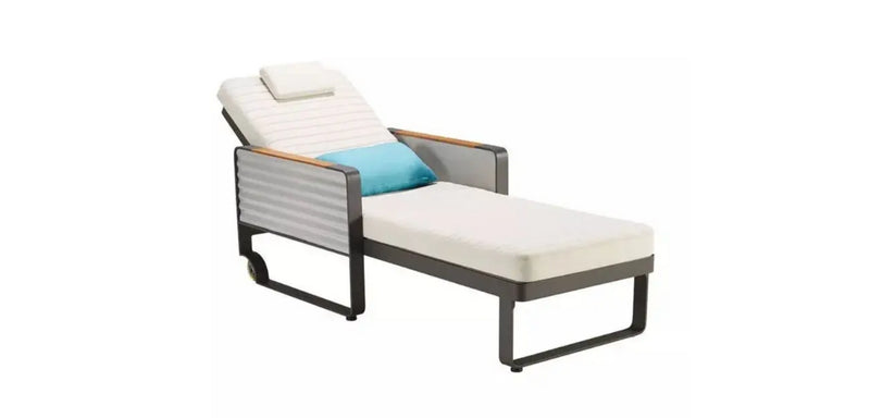 Airport Sun Lounger Black