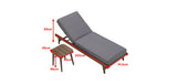 Leo Sun Lounger w/ Side Table