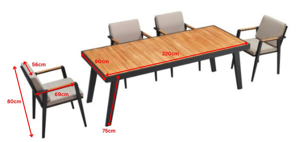 Emoti 8 Seat Dining Set