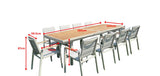 Nofi 2.0 8-Seat Dining Set (extendable Table)