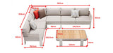 Borromeo L-Shape Sofa Set