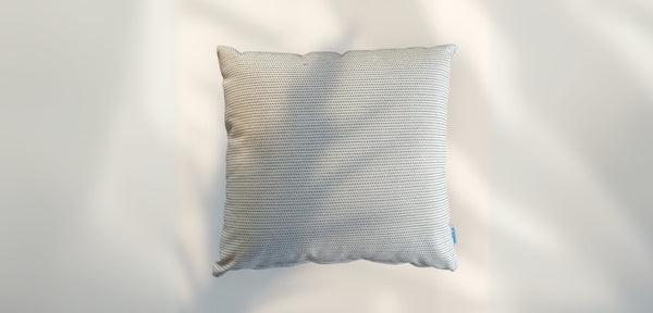 Throw Pillow White Dots