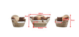 Shenzhou X 4 Seat Conversation Sofa Set