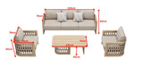 Riva 5 Seat Conversation Sofa Set
