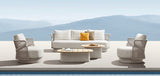 Aio 5 Seat Conversation Set White