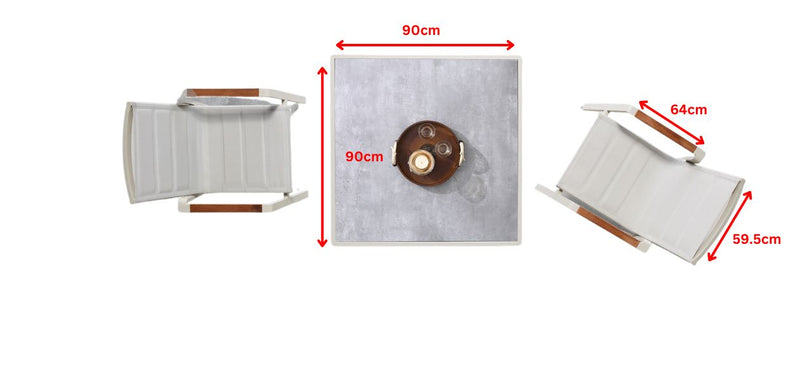 Nofi 2.0 4-Seat Dining Set