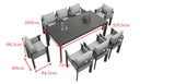 Ligo 8 Seat Dining Set
