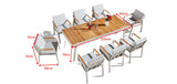 Nofi 8 Seat Dining Set