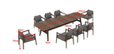 Leo 8 Seat Dining Set