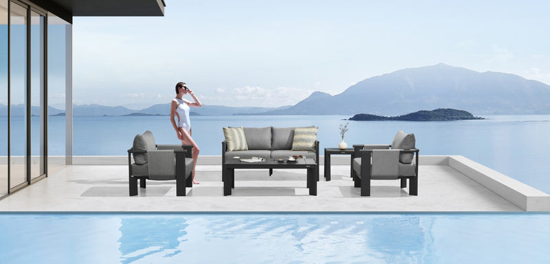 Ligo 4 Seat Conversation Set with Side Table