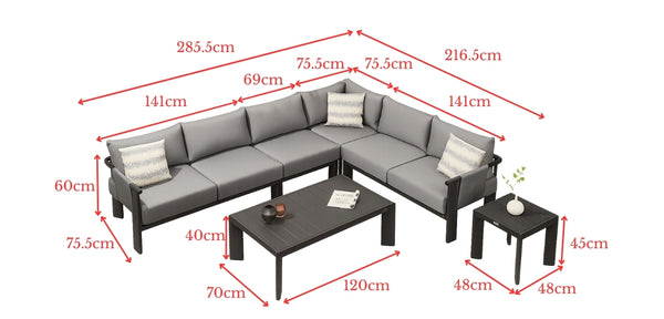 Ligo L-Shape Sofa Set
