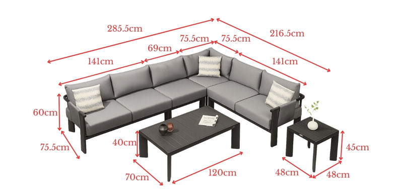 Ligo L-Shape Sofa Set