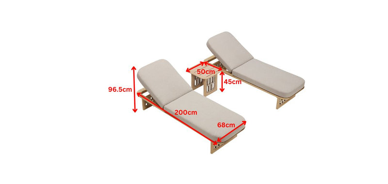 Riva Sun Lounger Set 2