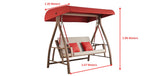 Nofi 2 Seater Swing Red