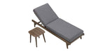 Leo Sun Lounger w/ Side Table