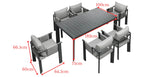 Ligo 6 Seat Dining Set