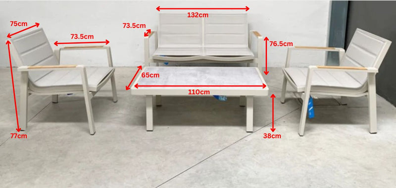 Nofi 2.0 4-Seat Conversation Sofa Set