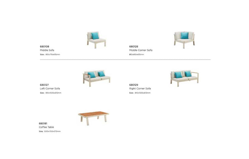 Nofi L-Shape Sofa Set