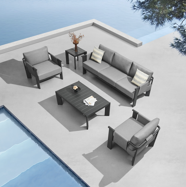Ligo 5 Seat Conversation Set with Side Table