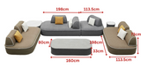 Olwen 7 Seat Conversation Sofa Set