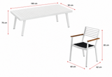 York 6 Seat Dining Set (Metal)