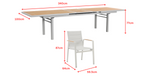 Nofi 2.0 8-Seat Dining Set (extendable Table)