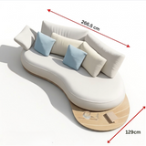 Calla 9 Seat Conversation Sofa Set Grey