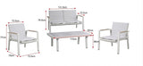 Nofi 2.0 4-Seat Conversation Sofa Set