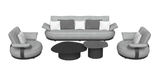 Calla 5 Seat Conversation Sofa Set Black