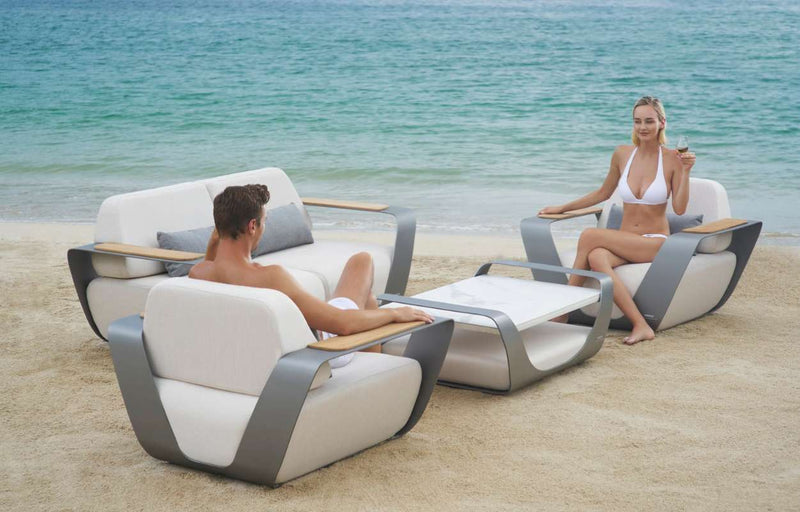 Onda Conversation Sofa Set White