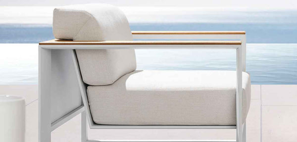 Cambusa 5 Seat Conversation Set White