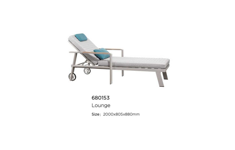 Nofi Sun Lounger (With Wheels)