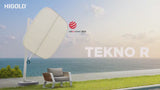 Tekno R Umbrella 2.05M*2.73M ( Acrylic ) Blue