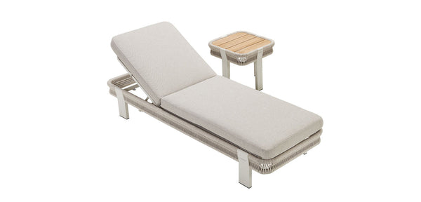 Borromeo Sun Lounger w/ Side Table