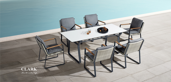 Clark Dining Set 6 Seater