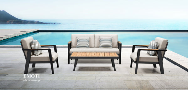 Emoti 4 Seat Conversation Sofa Set