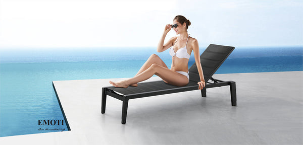 Emoti Sun Lounger with Padding