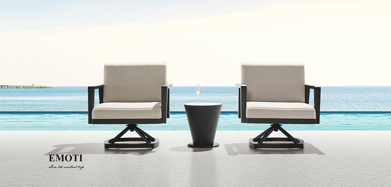 Emoti Swivel Sofa Outdoor – HiSoLiving