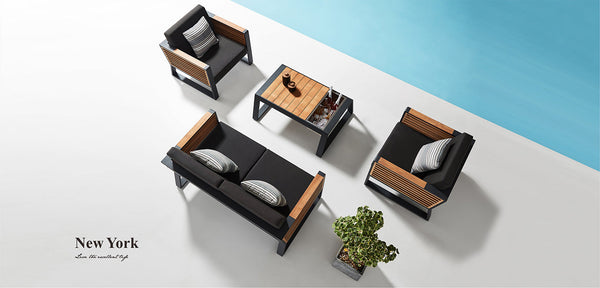 New York 4 Seat Conversation Sofa Set