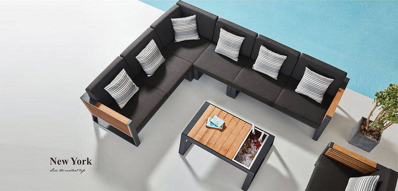 New York L-Shape Sofa Set