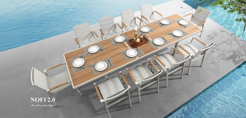 Nofi 2.0 10-Seat Dining Set (extendable Table)