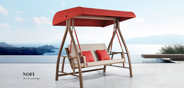 Nofi 2 Seater Swing Red